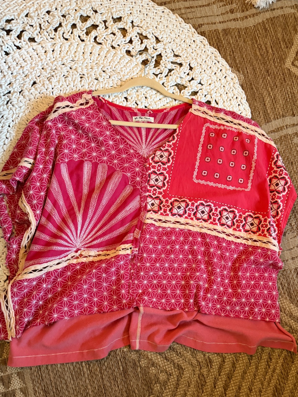 Free People Thunder Road Tee Size XS - Picture 5 of 7